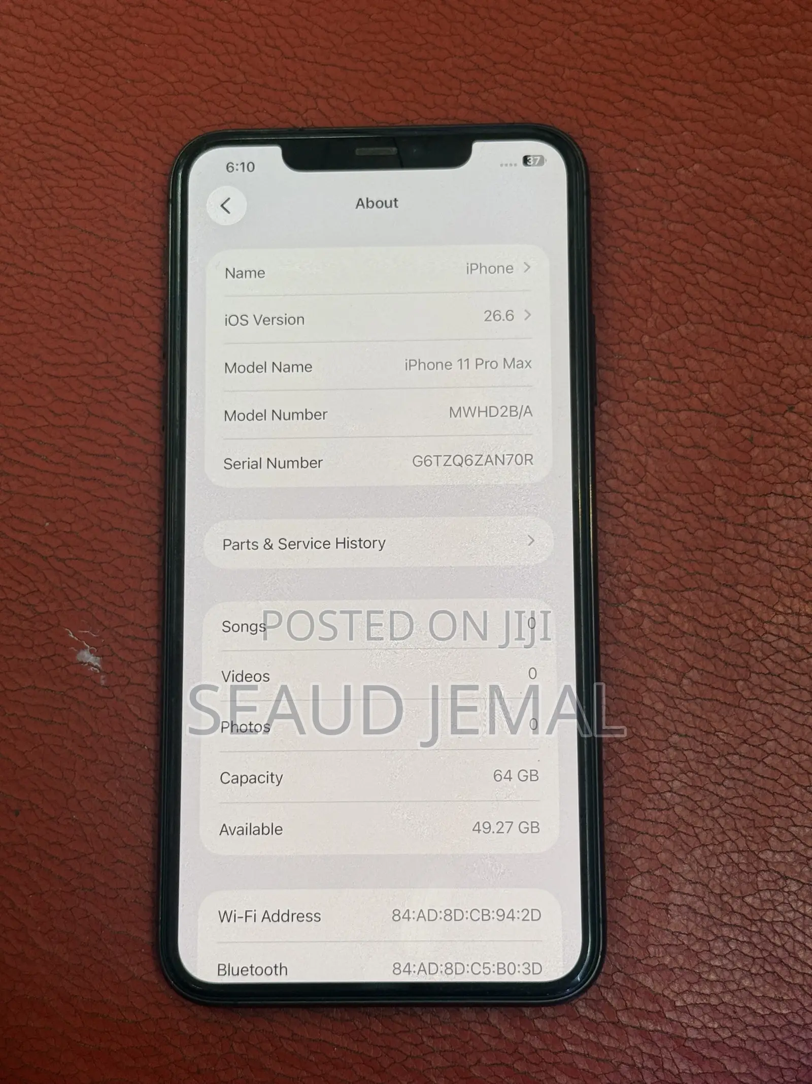 Apple iPhone 11 Pro Max 64 GB Graphite