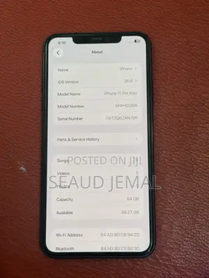Apple iPhone 11 Pro Max 64 GB Graphite
