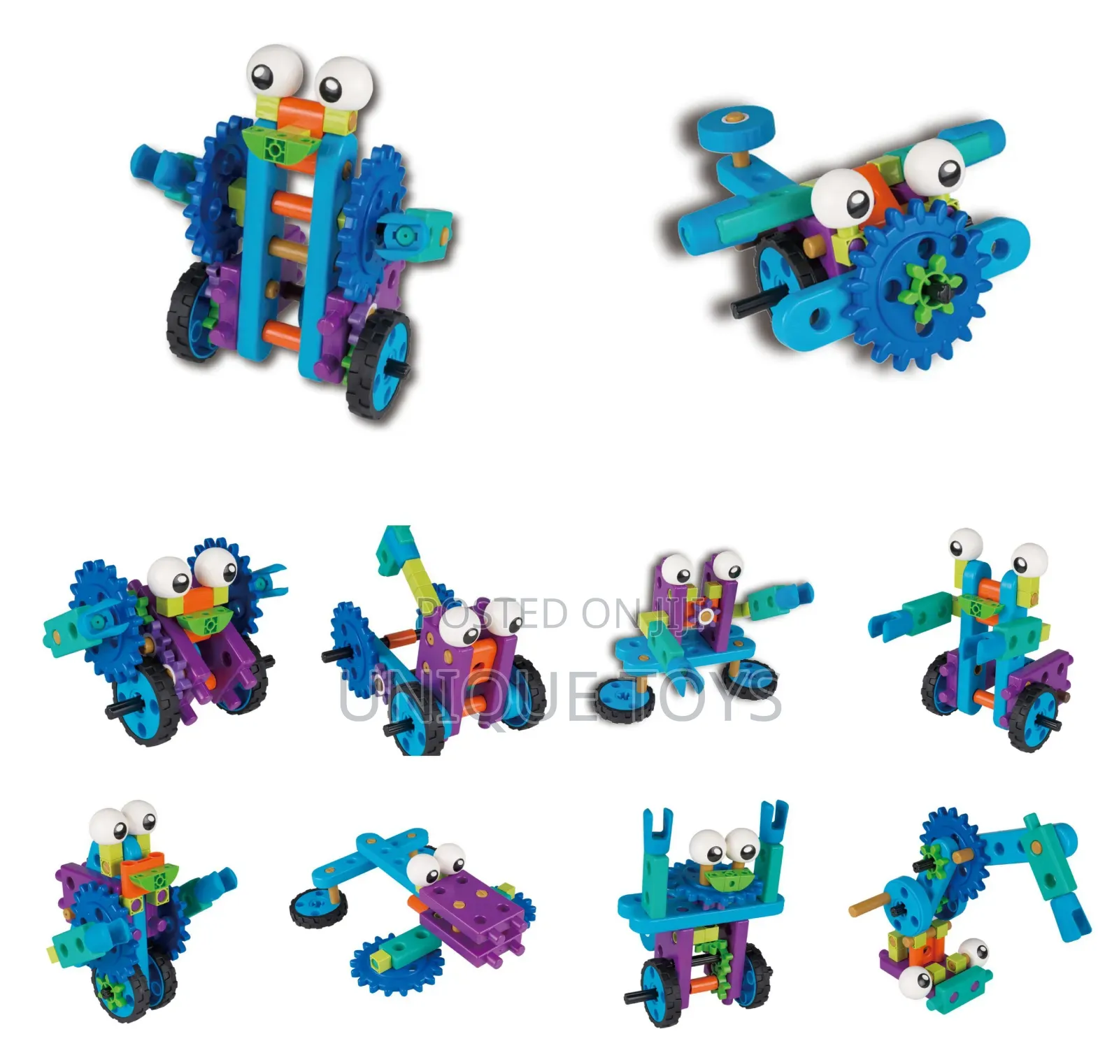  Gigo Junior Engineer Robots: 53-Pcs, 10 Models Steam Set 