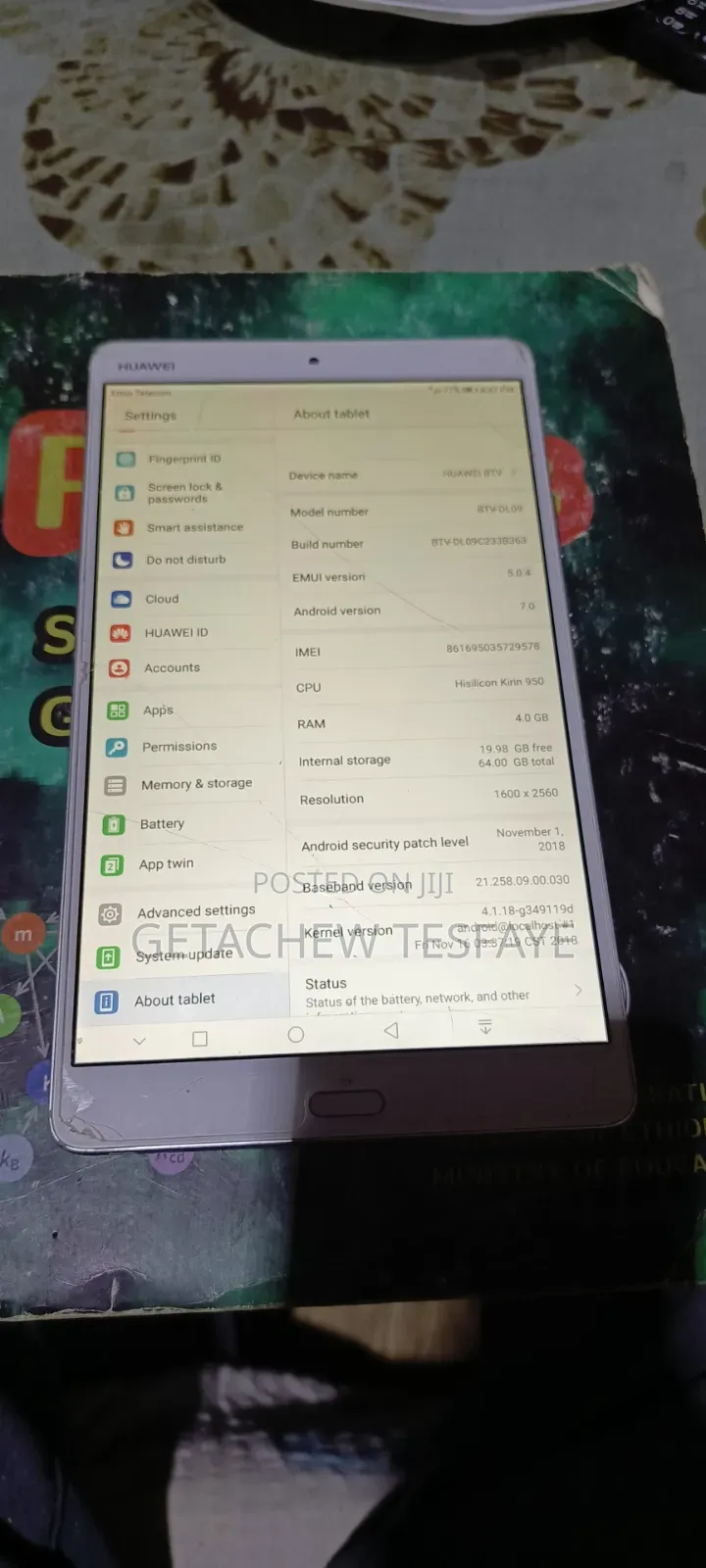 Huawei MediaPad M3 8.4 64 GB Yellow