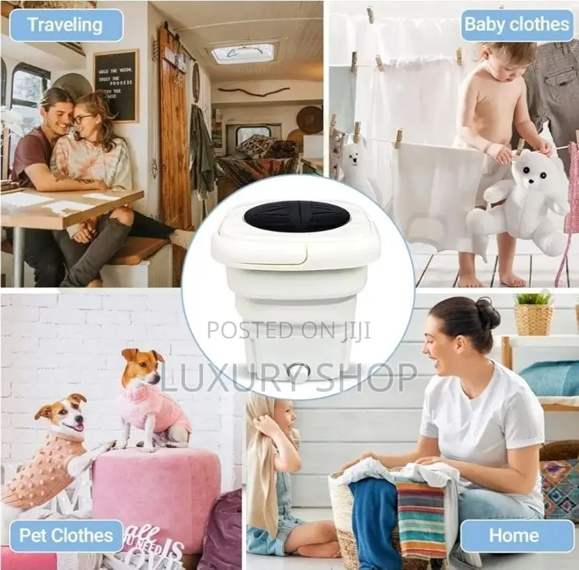 ተጣጣፊ የልብስ ማጠቢያ ማሽን Foldable Washing Machine