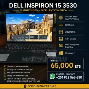 Laptop Dell Inspiron 15 8GB Intel Core i7 SSD 512GB