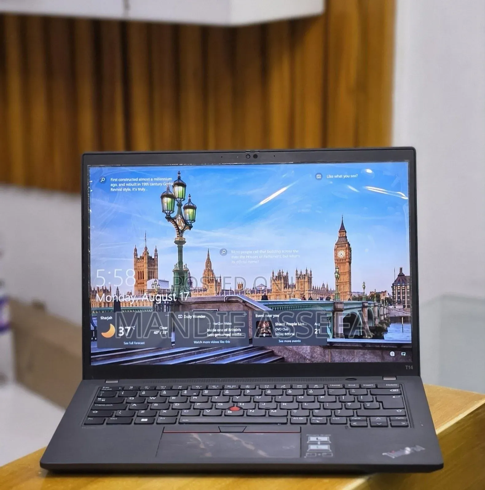 New Laptop Lenovo ThinkPad T14 G3 16GB Intel Core i7 SSD 512GB