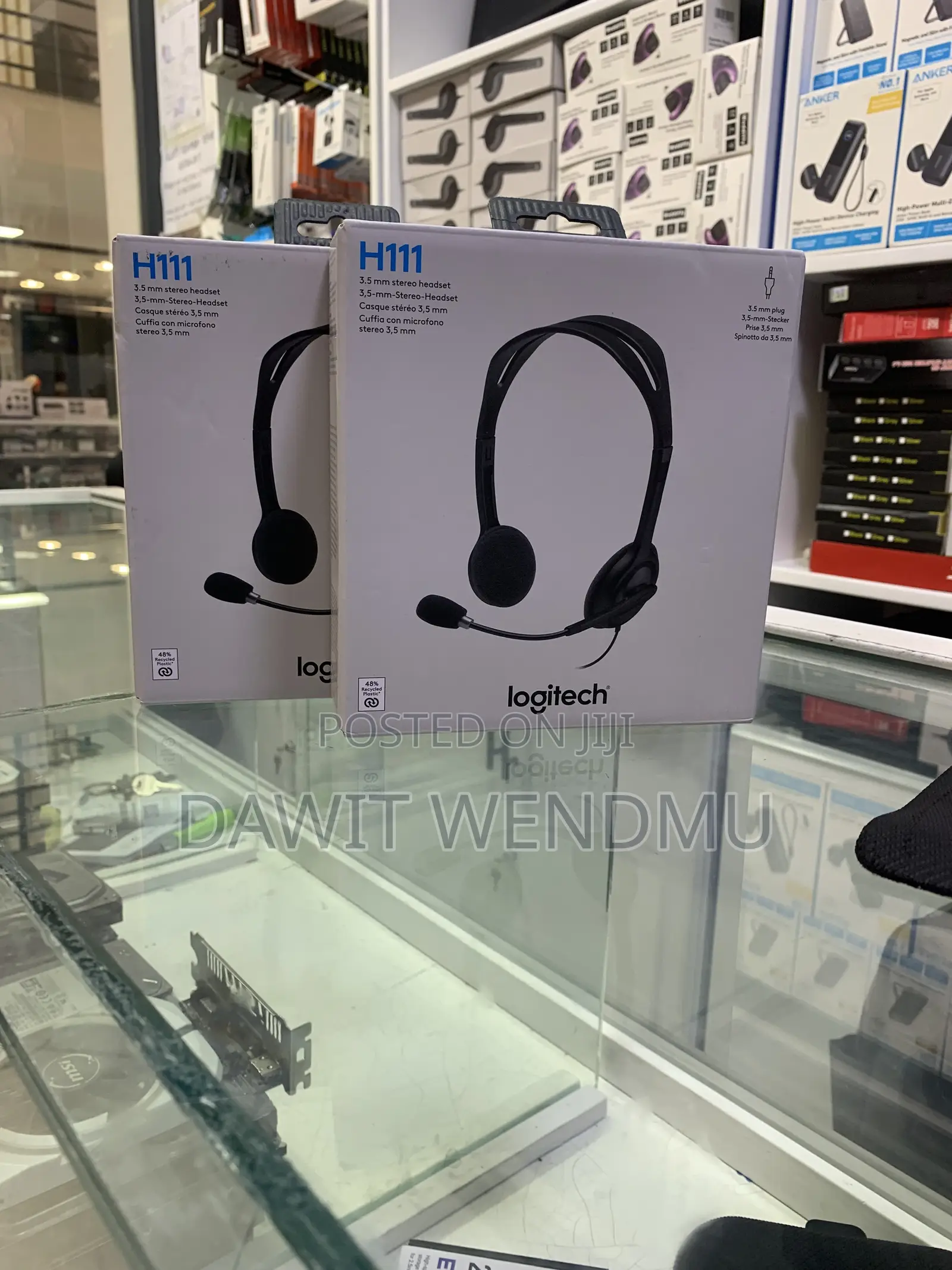 Logitech H111 Stereo Headset Clear Sound + Strong Mic — Perfect