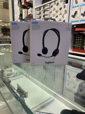 Logitech H111 Stereo Headset Clear Sound + Strong Mic — Perfect
