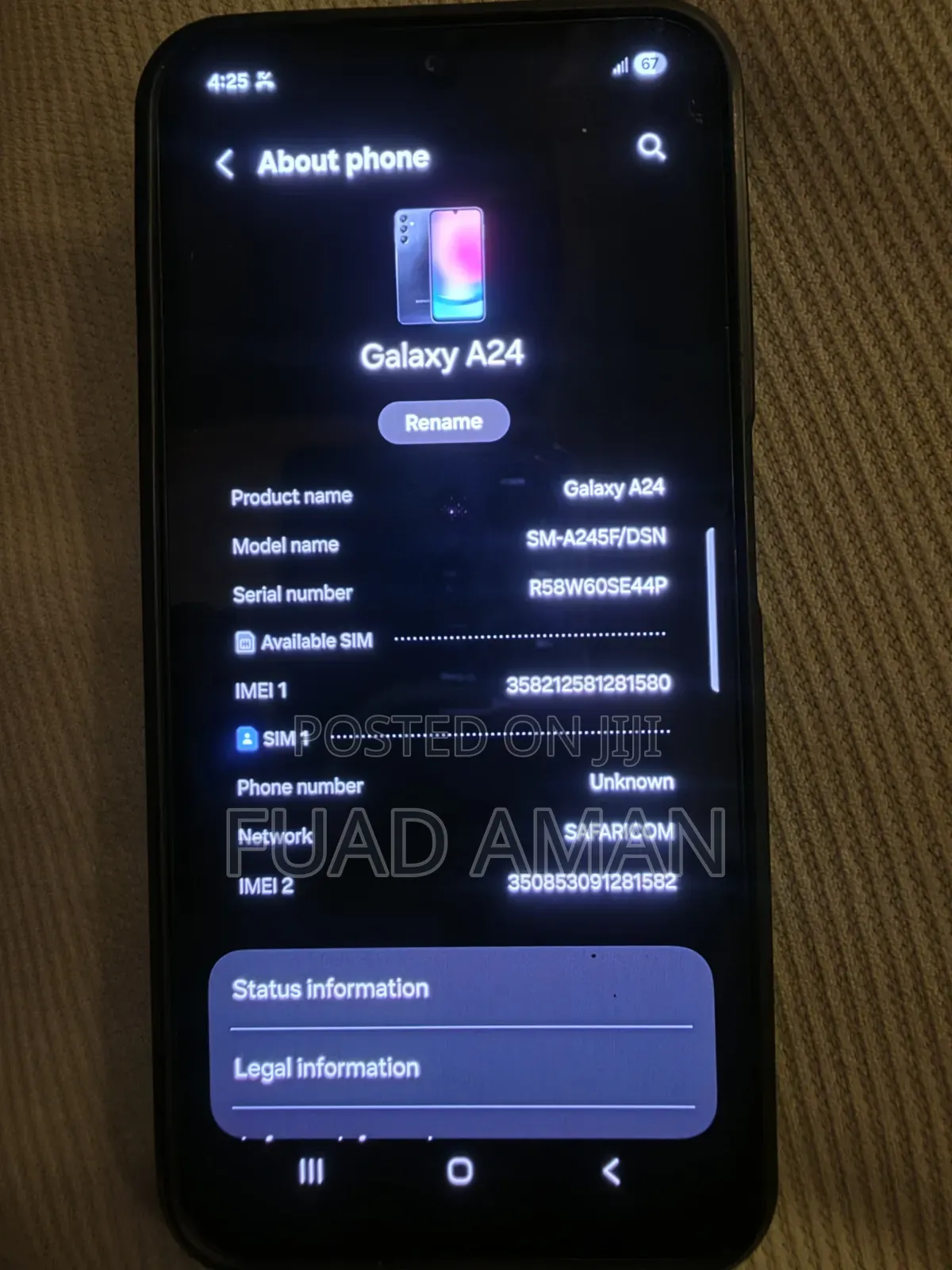 Samsung Galaxy A24 128 GB Black