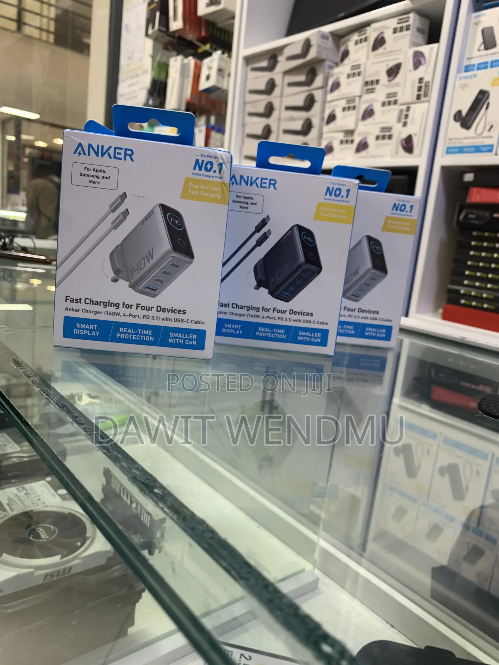 Anker 140W GaN Fast Charger Charge Up to 4 Devices at The