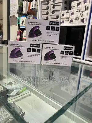 Woddlffy Ergonomic Vertical Wireless Mouse