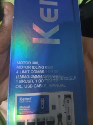 KM-232 Electric Hair Clipper and Trimmer Set