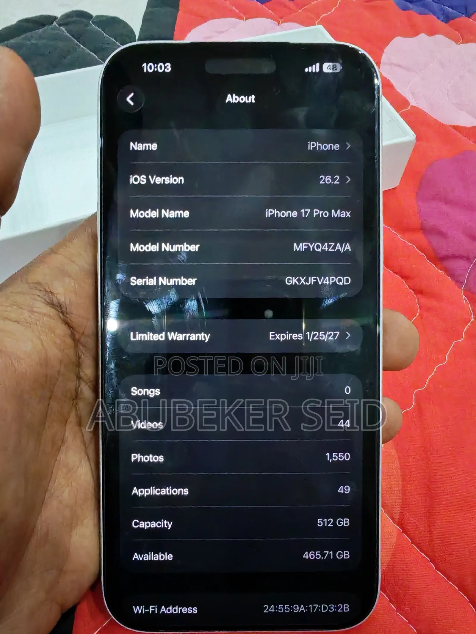 Apple iPhone 17 Pro Max 512 GB Silver
