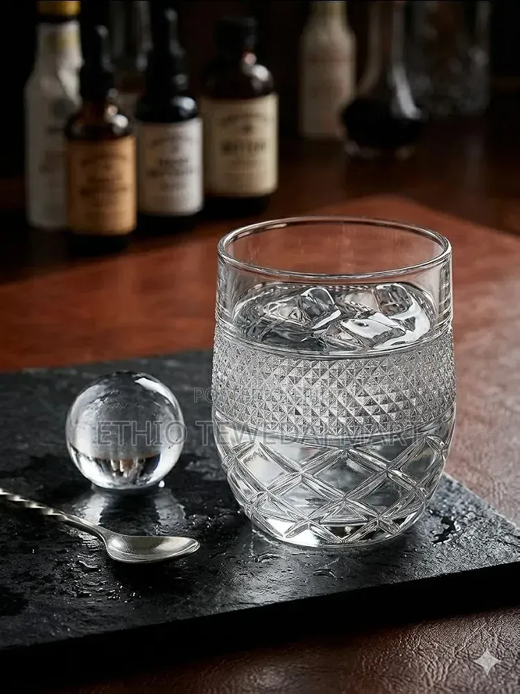12-Piece Crystal-Clear Whiskey and Beverage Glass