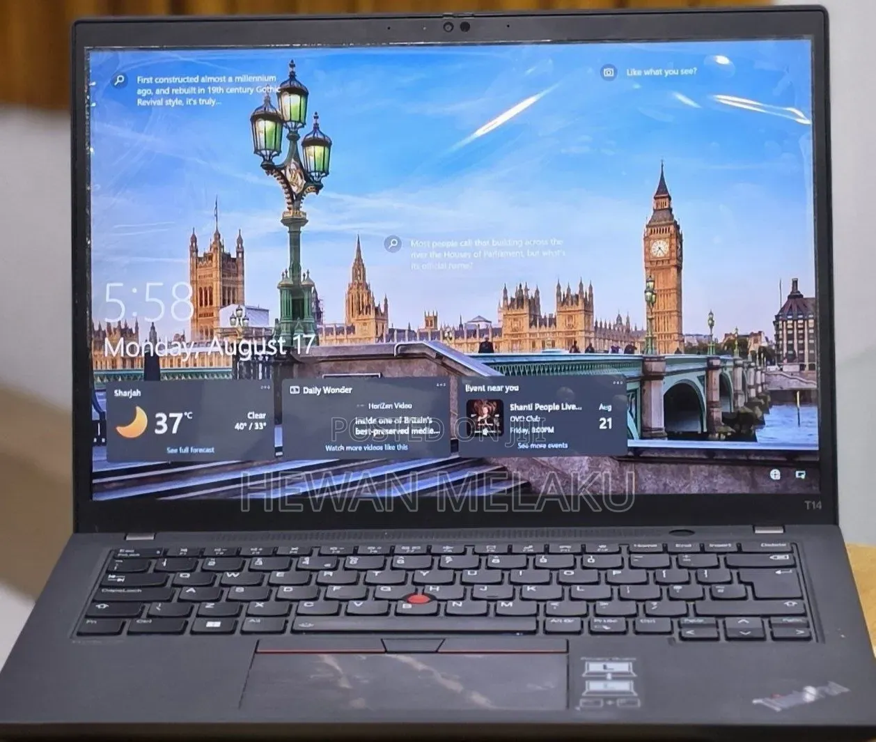 New Laptop Lenovo ThinkPad T14 16GB Intel Core i7 SSD 512GB
