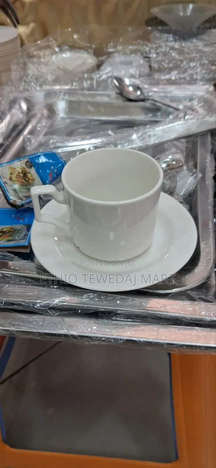 KSSV 12-Piece Ceramic Coffee Cup and Saucer Set
