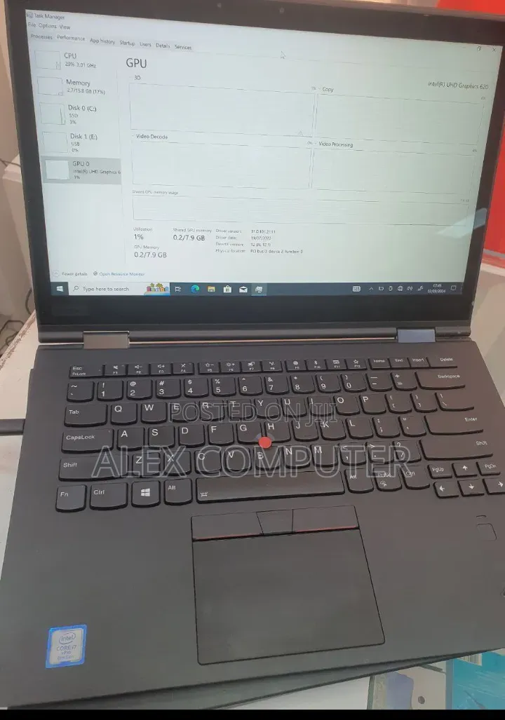 New Laptop Lenovo ThinkPad X1 Yoga 16GB Intel Core i7 SSD 512GB