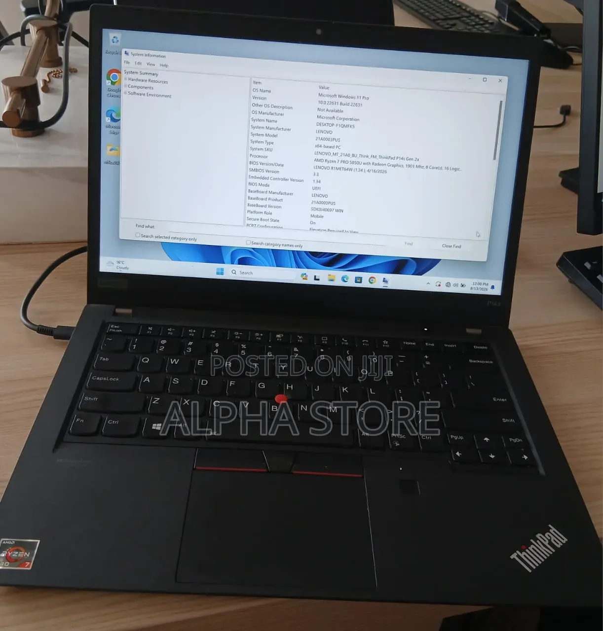 Laptop Lenovo ThinkPad E14 Gen 2 16GB AMD Ryzen SSD 512GB