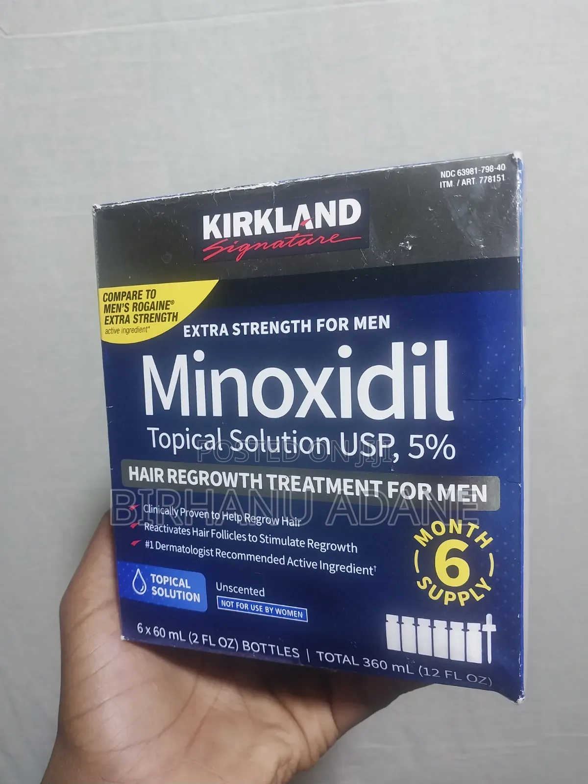 Minoxidil Tropical Solution USP,5%