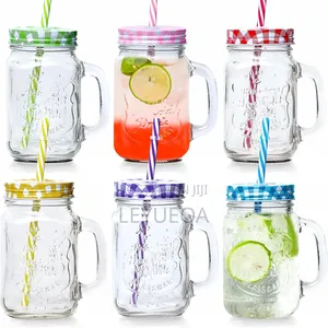 የብርጭቆ ኩባያ Glasses Mason Jar