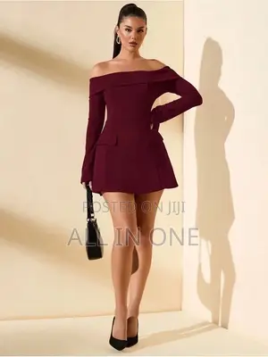 Shein Burgundy Mini Dress
