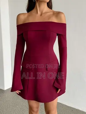 Shein Burgundy Mini Dress