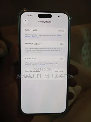 New Apple iPhone 15 Pro Max 256 GB Black