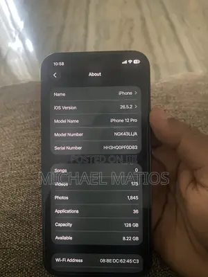 New Apple iPhone 12 Pro 128 GB Blue