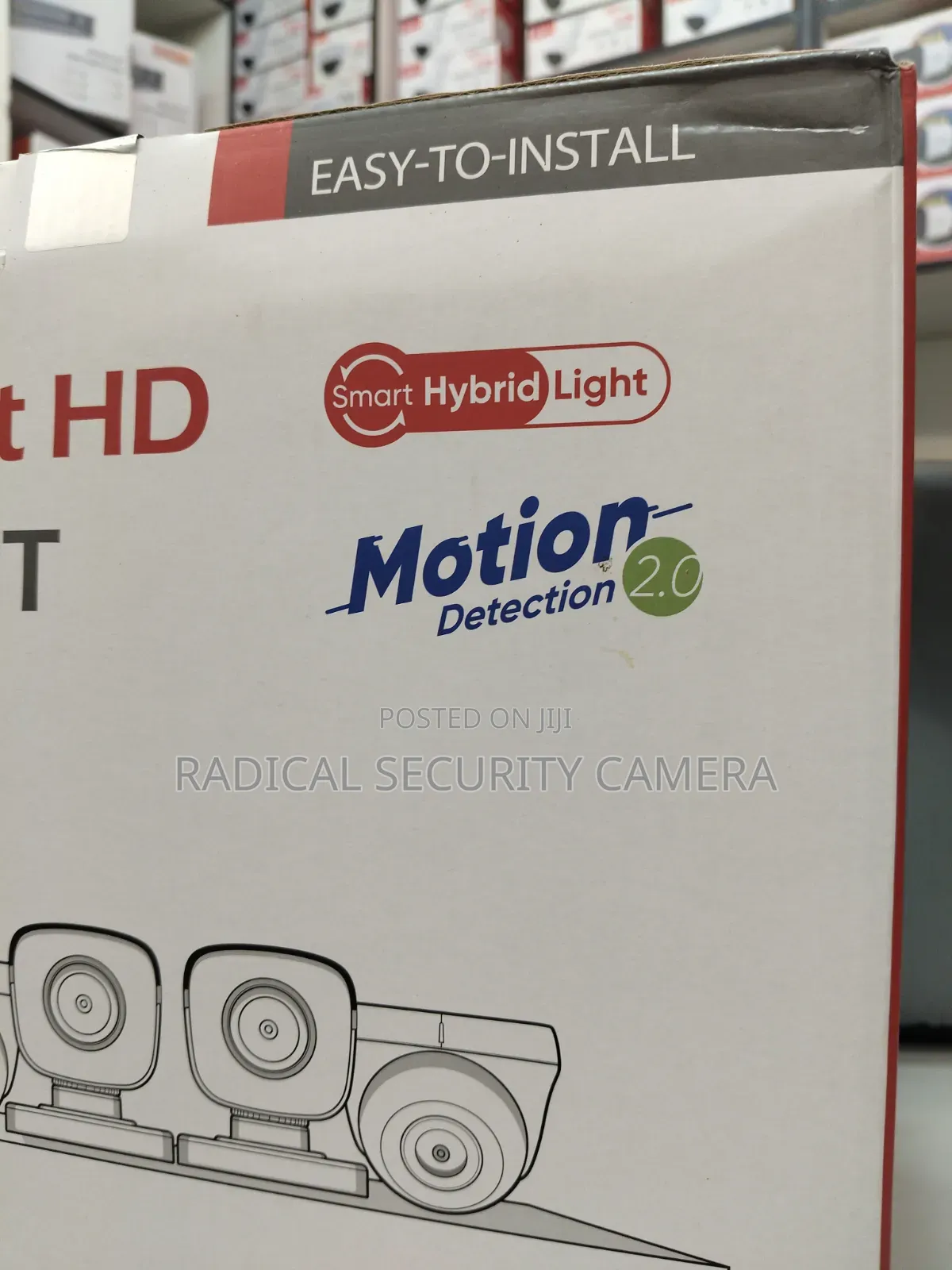 Hikvision Kit Camera 4 Camera Smart Hybrid Light DVR Motion Detection