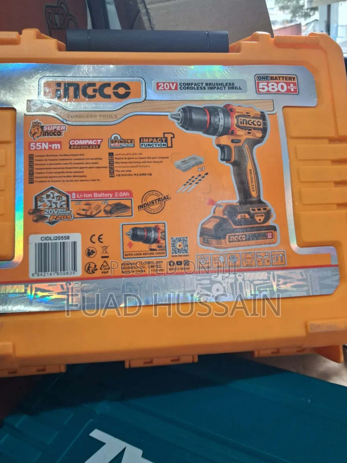 Ingco Compact Brushless Cordless Impact Dril