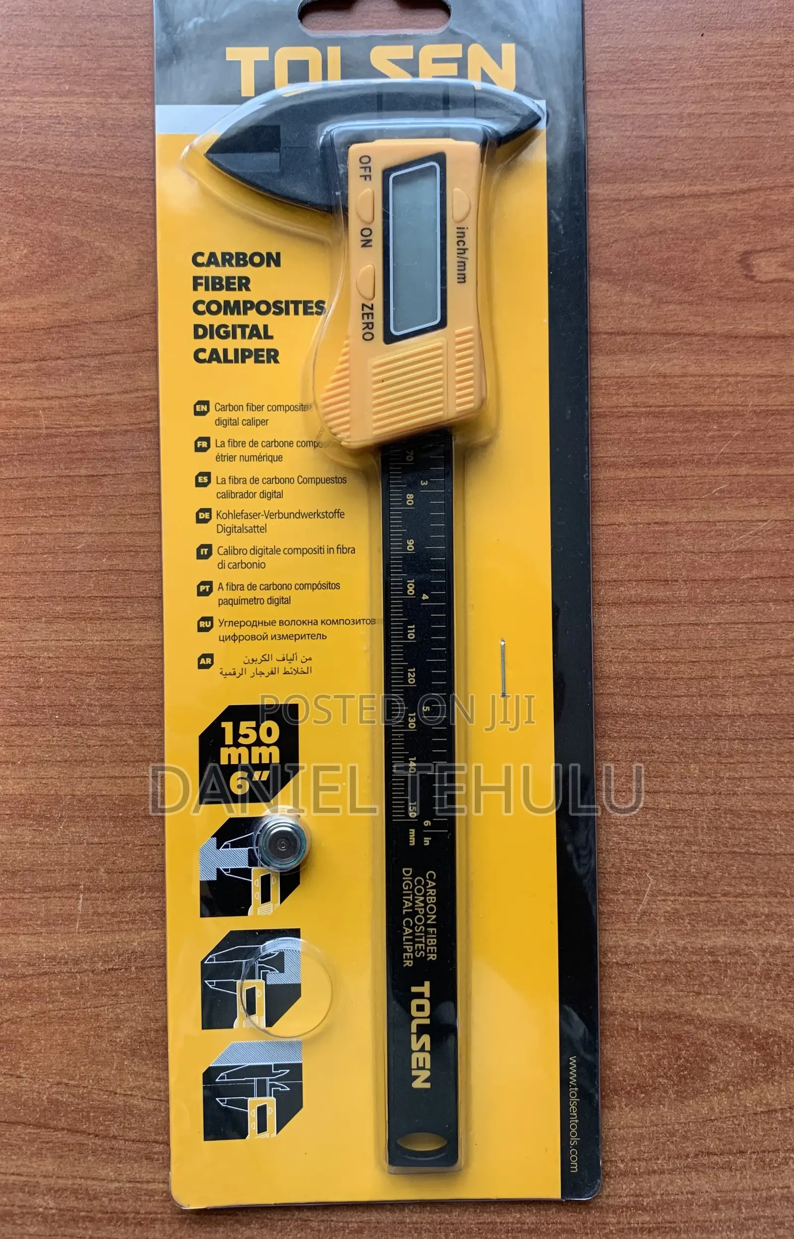Carbon Fiber Composites Digital Caliper
