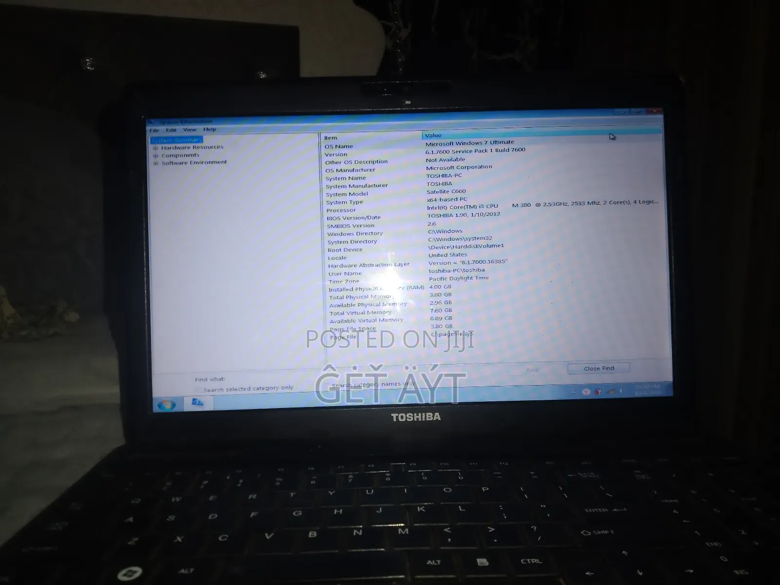 Laptop Toshiba Satellite C665 4GB Intel Core i5 HDD+SSD 512GB