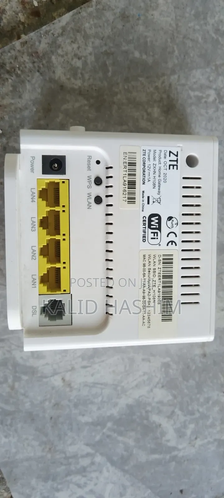 ZTE Wifi Router