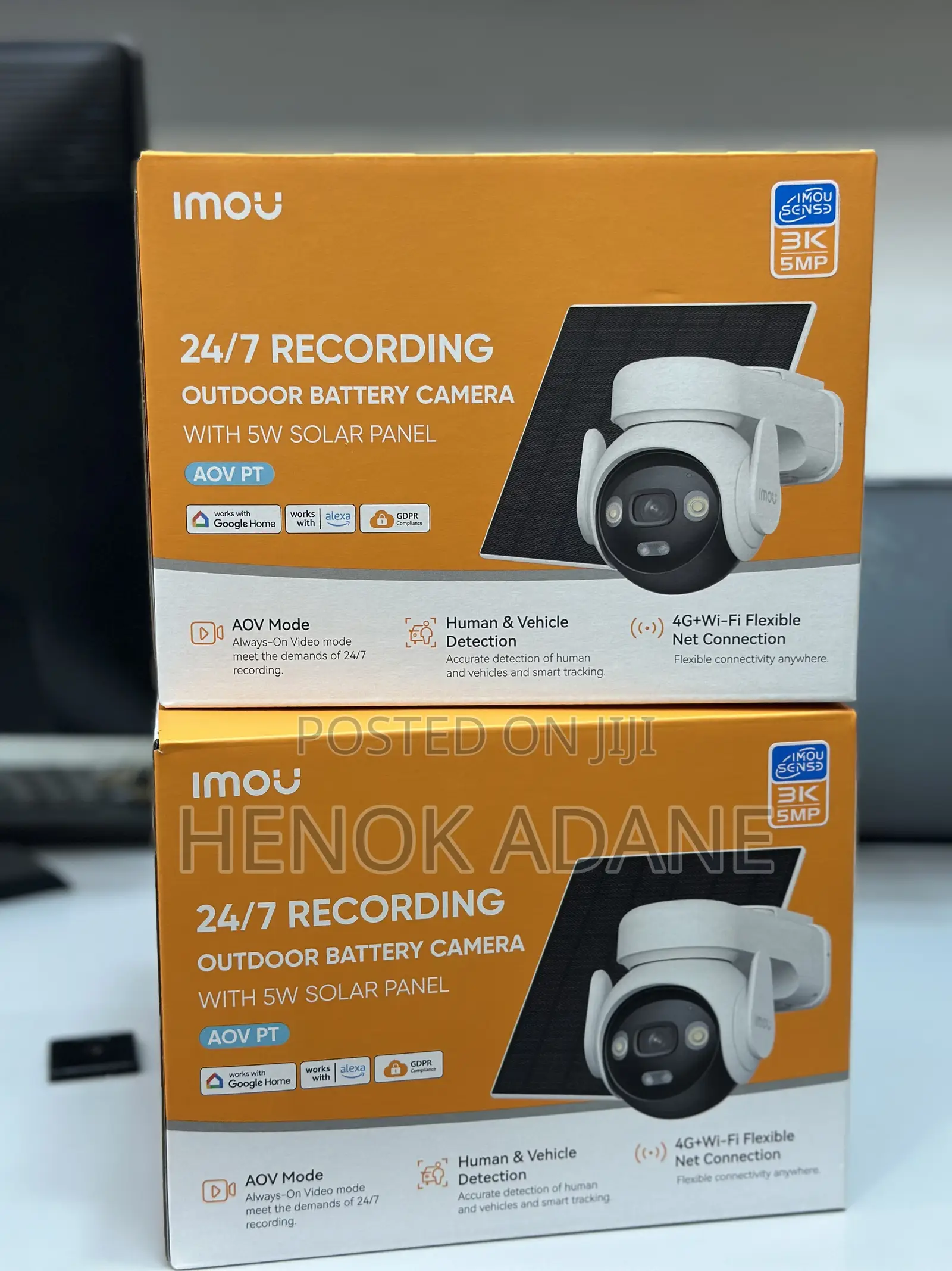 Aov Pt Outdoor Battery and Simcardvswifi Security Camera