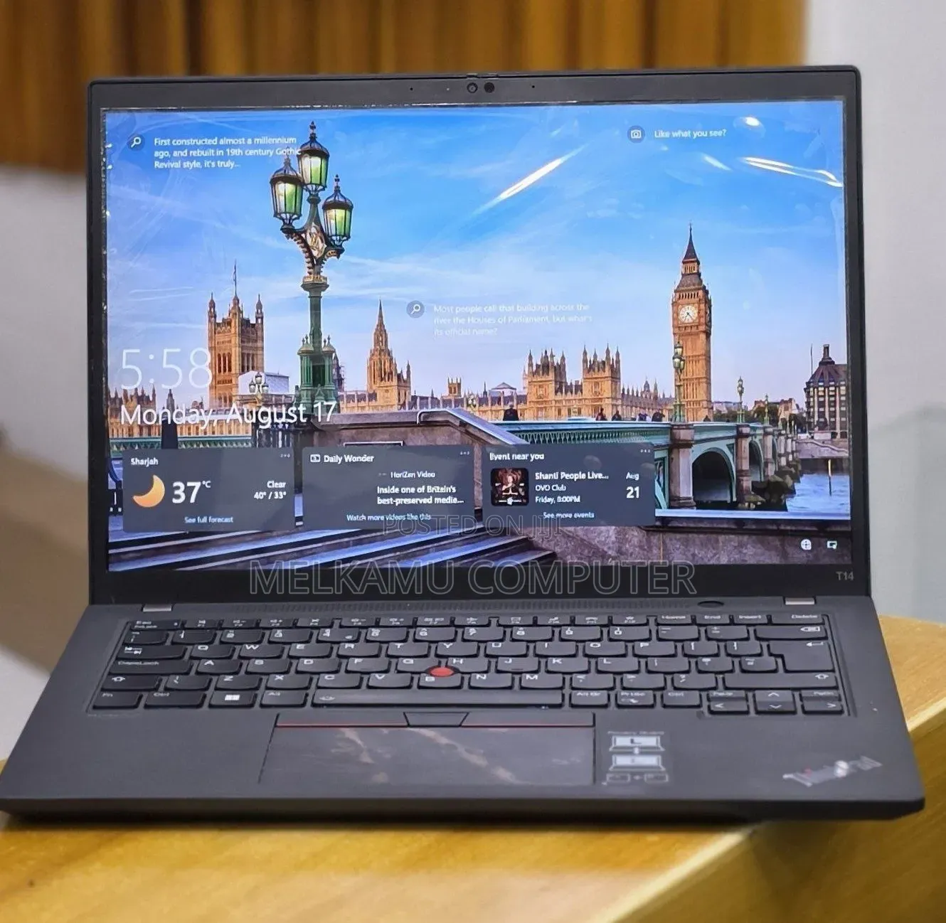 New Laptop Lenovo ThinkPad T14 G3 16GB Intel Core i7 SSD 512GB