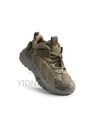 Green Colour Child Shoes