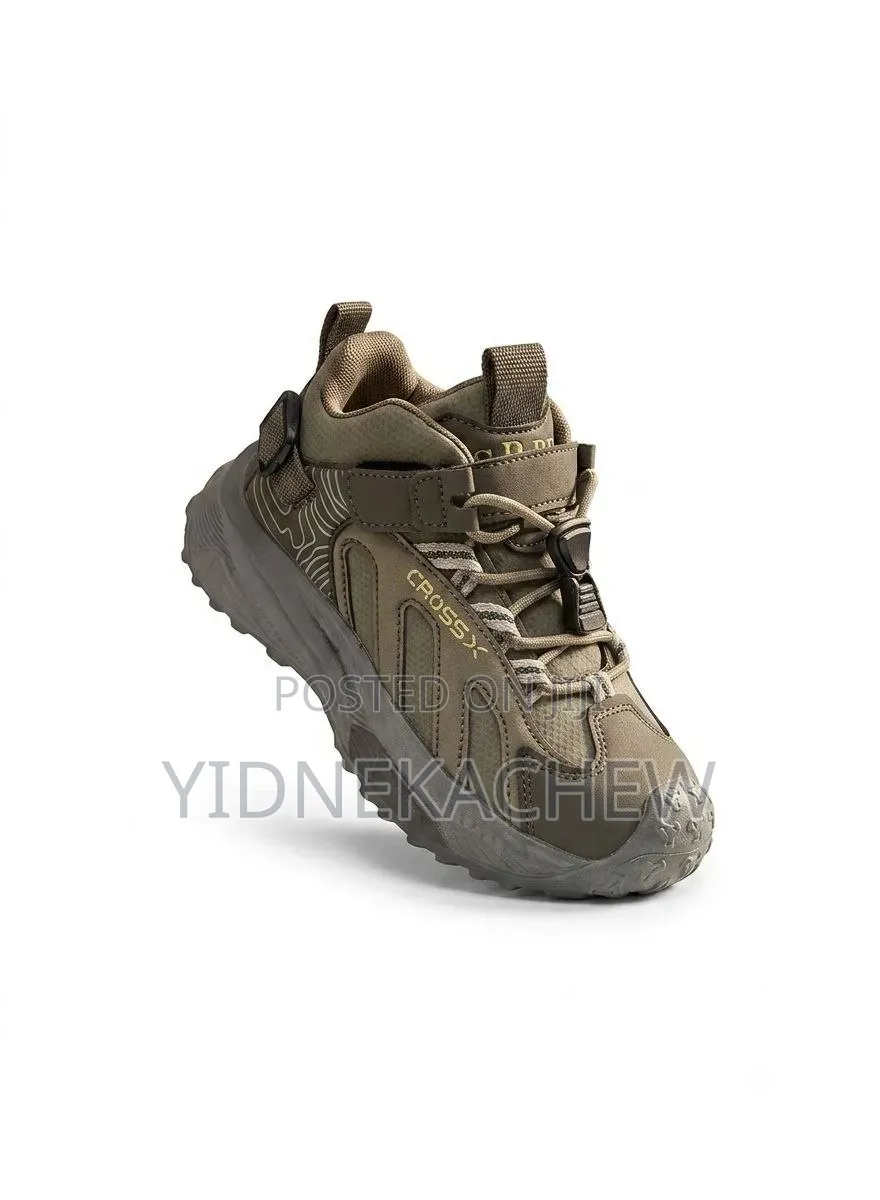 Green Colour Child Shoes