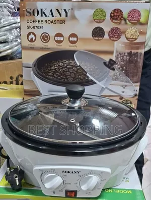 Sokany Coffee Roaster 800 Gram and Popcorn Roast Timer Temperature