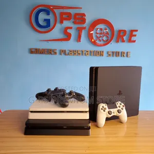 PS4 Slim Console + 1 Original Joystick Pre-Loaded Games
