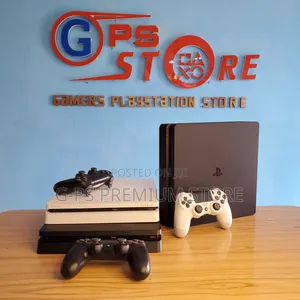 Clean PS4 Slim Console (Dubai Import) - Tested With Warranty