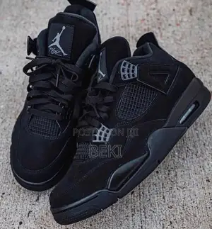 Air Jordan 4 Retro Black Cat (J4) Shoes