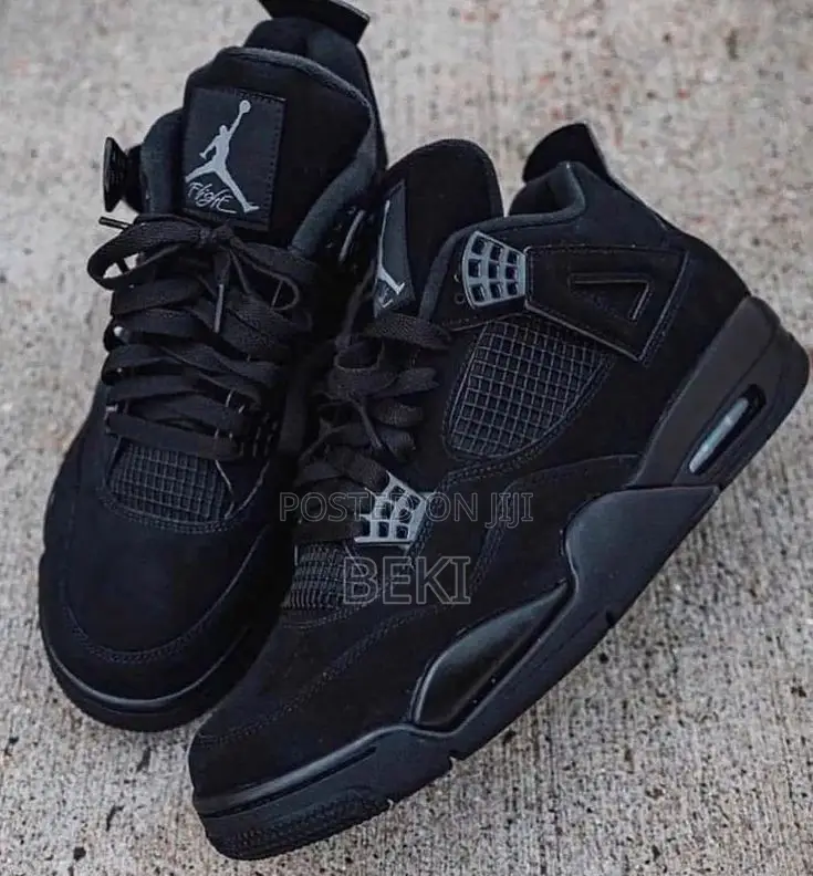 Air Jordan 4 Retro Black Cat (J4) Shoes