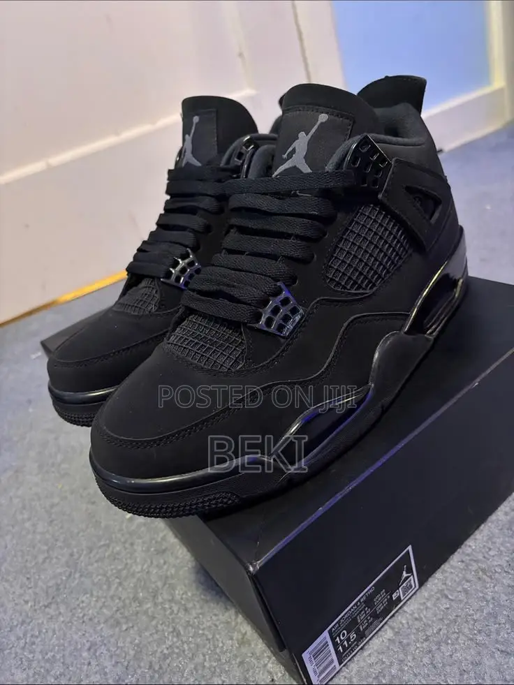 Air Jordan 4 Retro Black Cat (J4) Shoes
