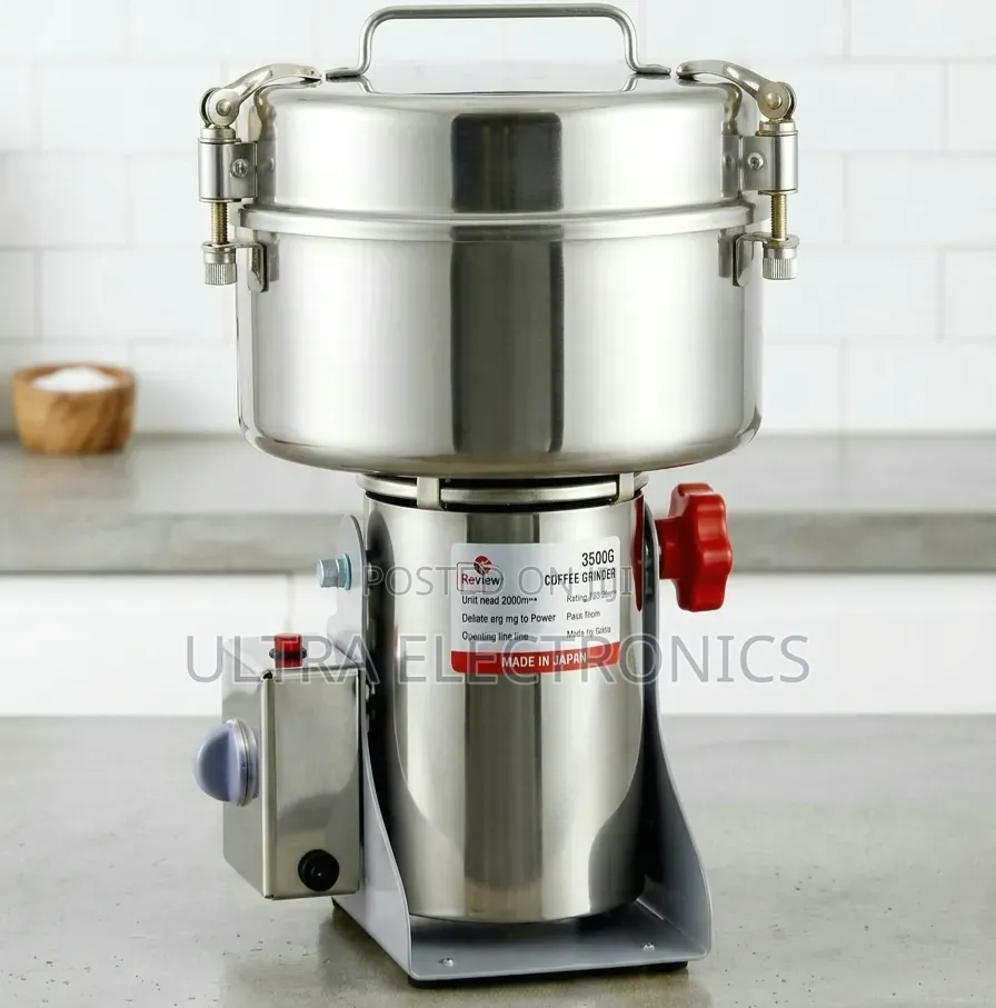 የቡና፣ የእህል እና የቅመማ 3500g Heavy-Duty Coffee Grain Grinder