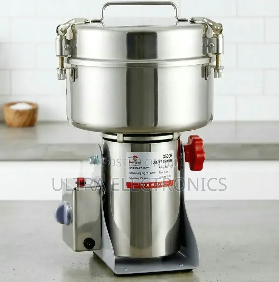 የቡና፣ የእህል እና የቅመማ 3500g Heavy-Duty Coffee Grain Grinder