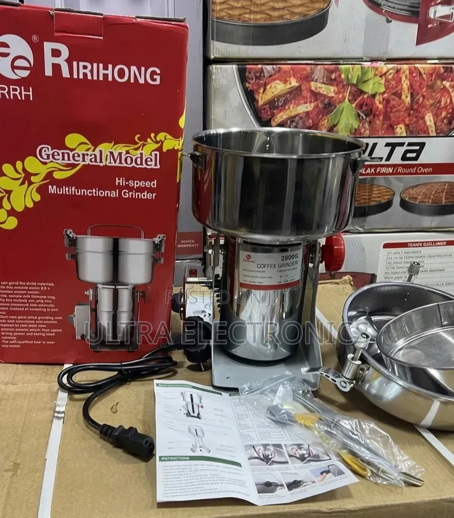 Coffee Grain Grinder 2500g Heavy-Duty 2500g Large Capacity