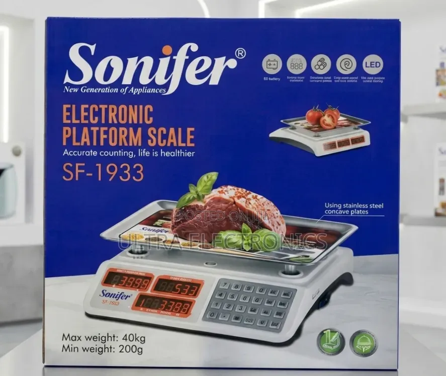 Sonifer Sf-1933 Electronic Platform Scale