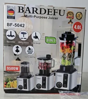 Bardefu Bf-5042 8-in-1 Multi-Purpose Juicer የምግብ ዝግጅትዎን በbardefu