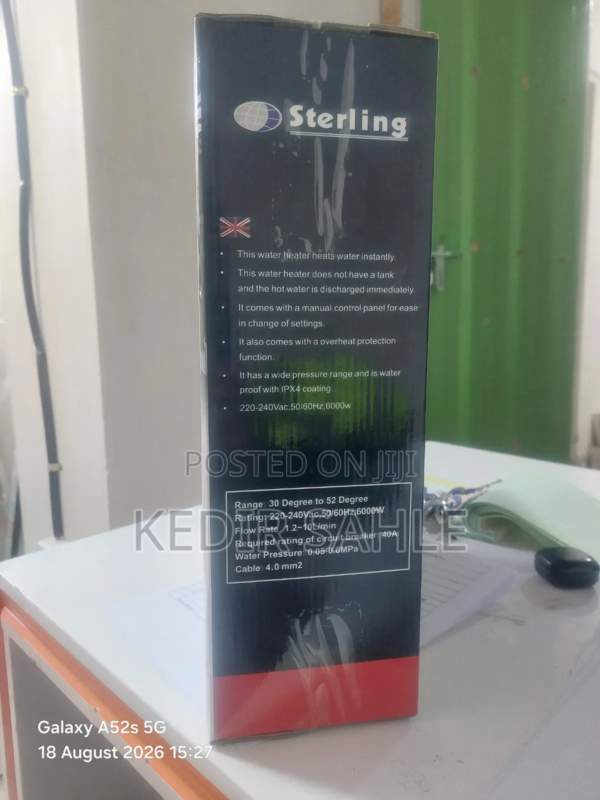 Sterling Digital Water Heater