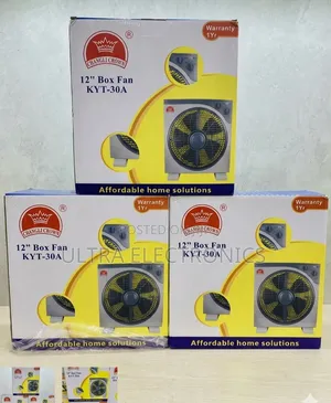 Changli Crown 12" Box Fan – Kyt-30a