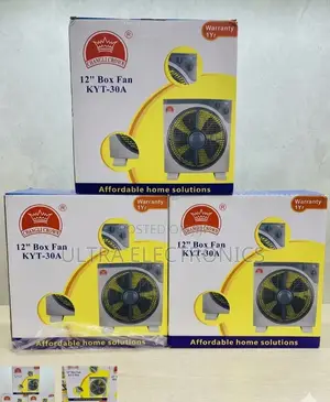 Changli Crown 12" Box Fan – Kyt-30a