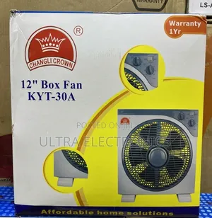 Changli Crown 12" Box Fan የክፍሉን አየር በፍጥነት ለማሰራጨት እና ምቹ ፋን ነው።