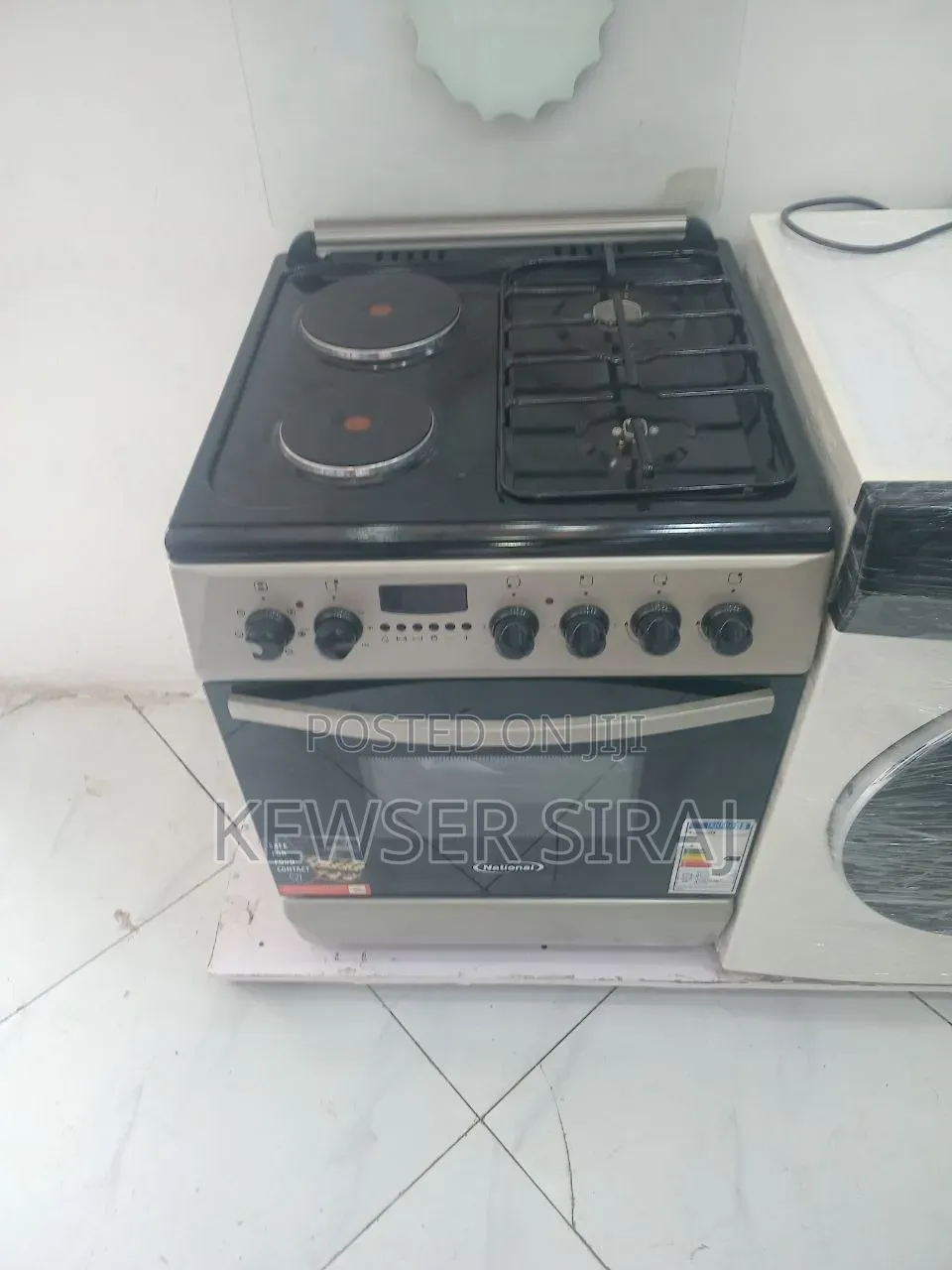 ኛሺናል ,ኦቭን 60/60 2.ኤሌክትሪክ 2 ጋዝ